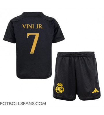 Real Madrid Vinicius Junior #7 Replika Tredje Tröja Barn 2023-24 Kortärmad (+ Korta byxor)